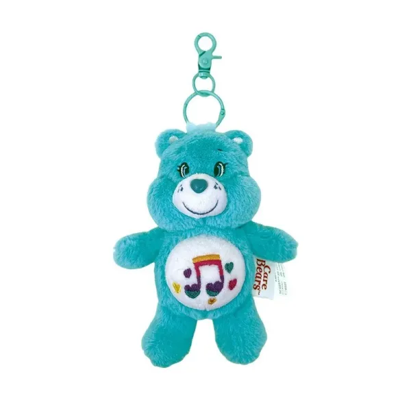 6" Care Bears Keychain Set - Goodluck/Heartsong/Share/Grumpy/Cheer
