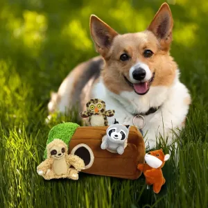 Inspired Plush Tree Den Pet Toy For Instinctive Play