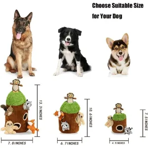 Inspired Plush Tree Den Pet Toy For Instinctive Play