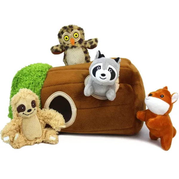 Inspired Plush Tree Den Pet Toy For Instinctive Play