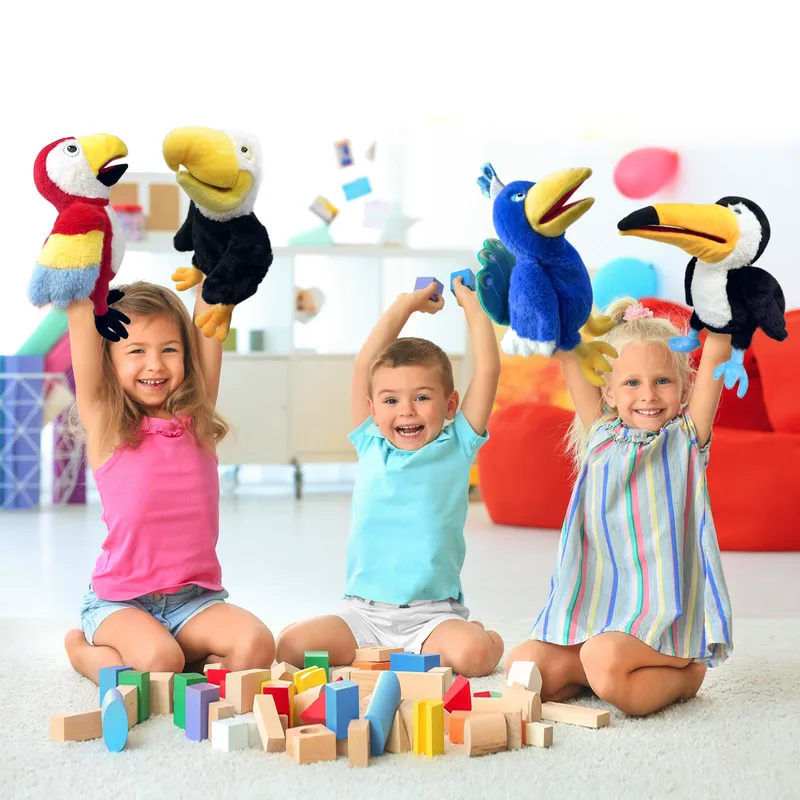 Kids' Interactive Bird Puppet Toy