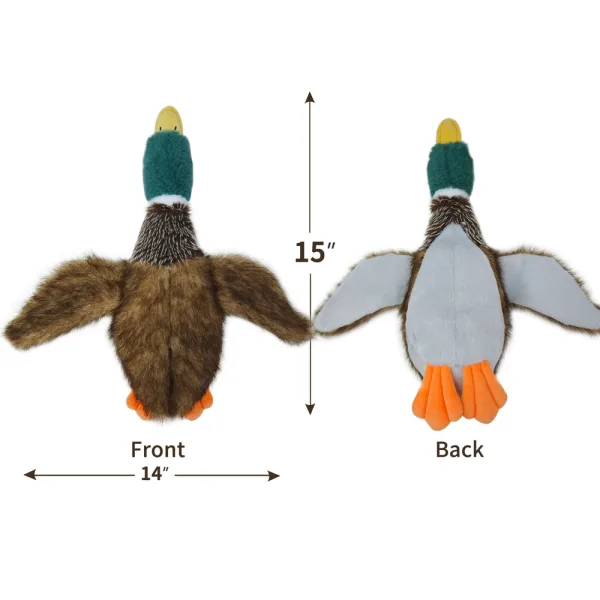 Realistic Duck Pet Toy Ideal for Dog's Interactive Play and Chewing