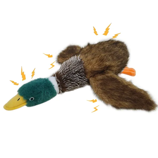 Realistic Duck Pet Toy Ideal for Dog's Interactive Play and Chewing
