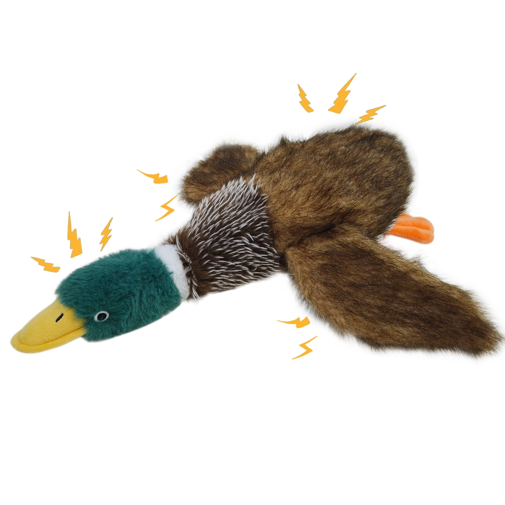 Realistic Duck Pet Toy Ideal for Dog's Interactive Play and Chewing
