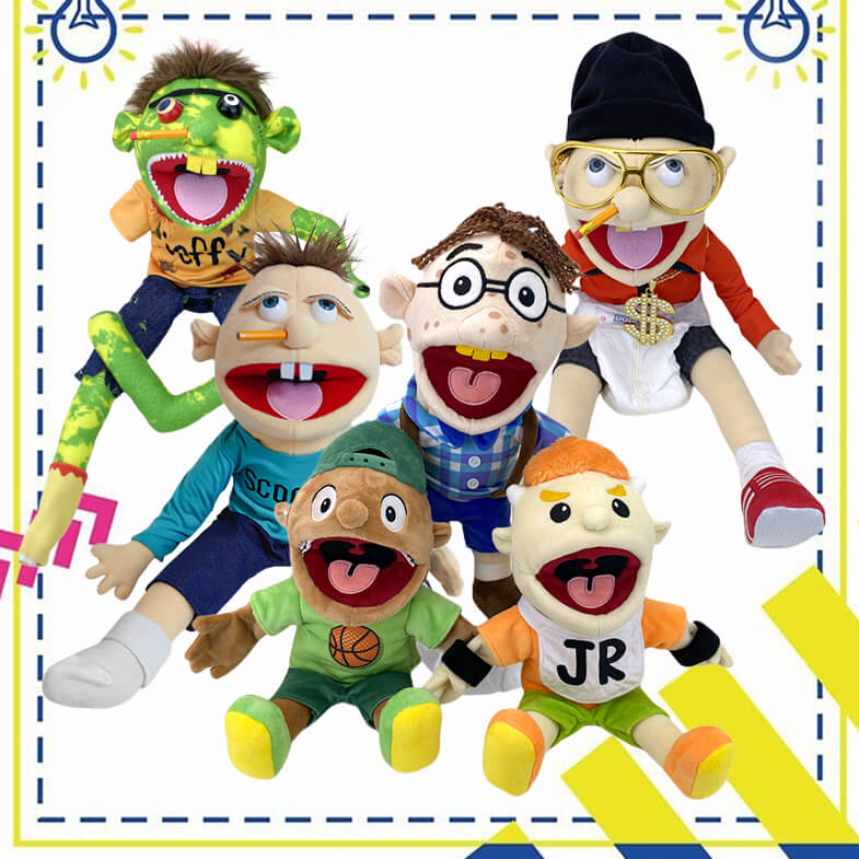 Kids' Interactive Jeffy Hand Puppet Toy