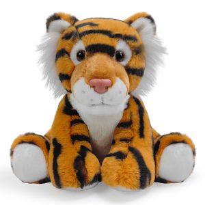 Stuffed Animal Sitting Tiger Plush Kid’s Toy