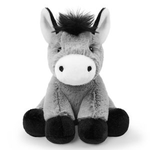 Stuffed Animal Gray Donkey Plush Children’s Toy