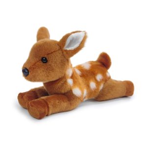 Stuffed animal lying down deer plush toy