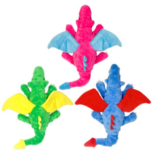 Colorful Triceratops Set Pet Toy