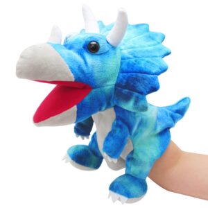 Kid’s Dinosaur Hand Puppet – Triceratops