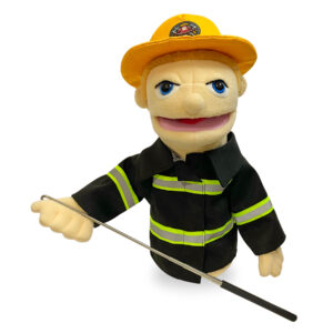 16 Inch Firefighter Career Hand Puppet