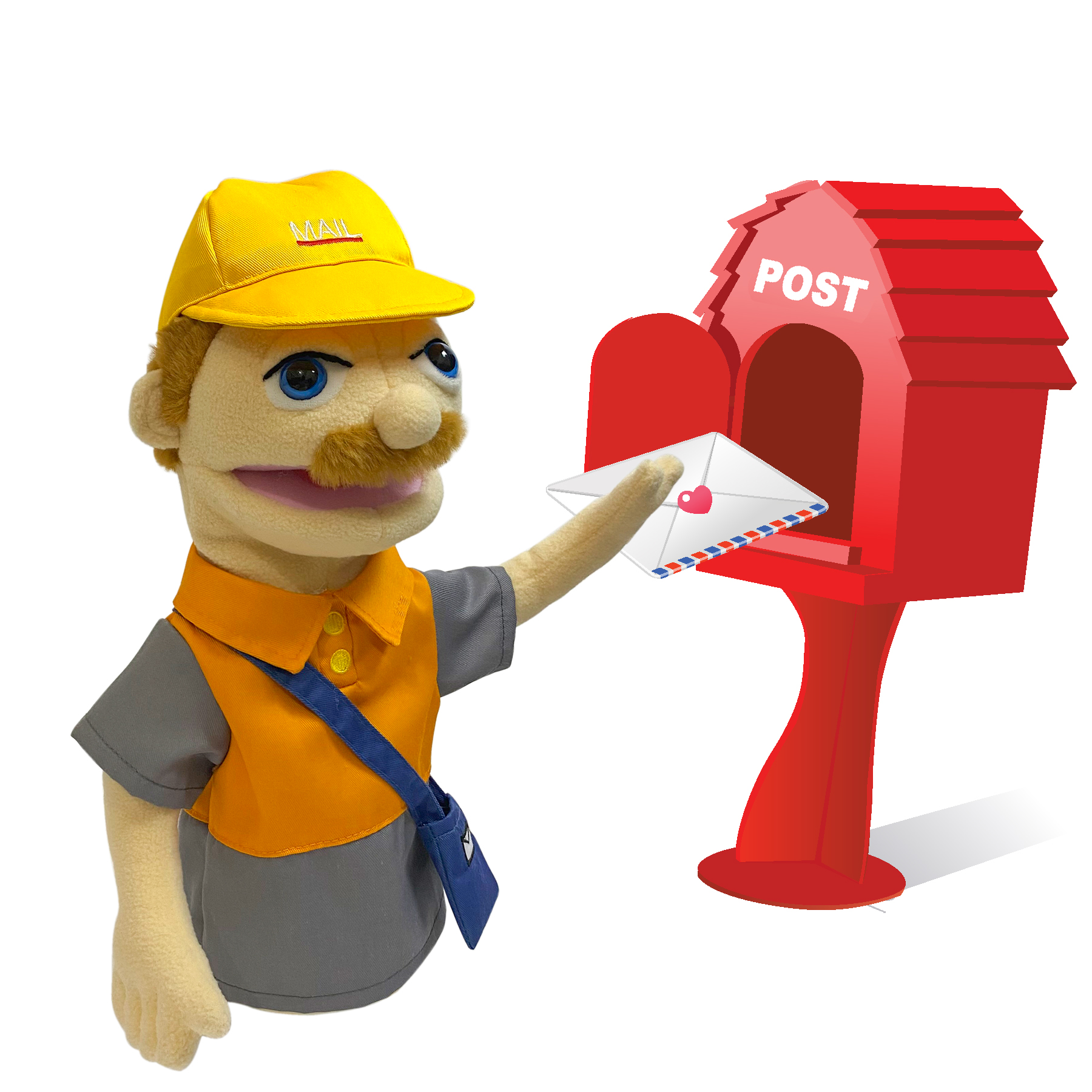 16 Inch Postman Career Hand Puppet
