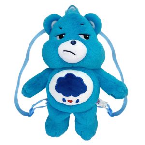 Care bear blue outing plush backpack