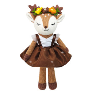 Children’s Knitted Reindeer Plush Toy
