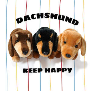 Children's Trumpet Dachshund Plush Toy